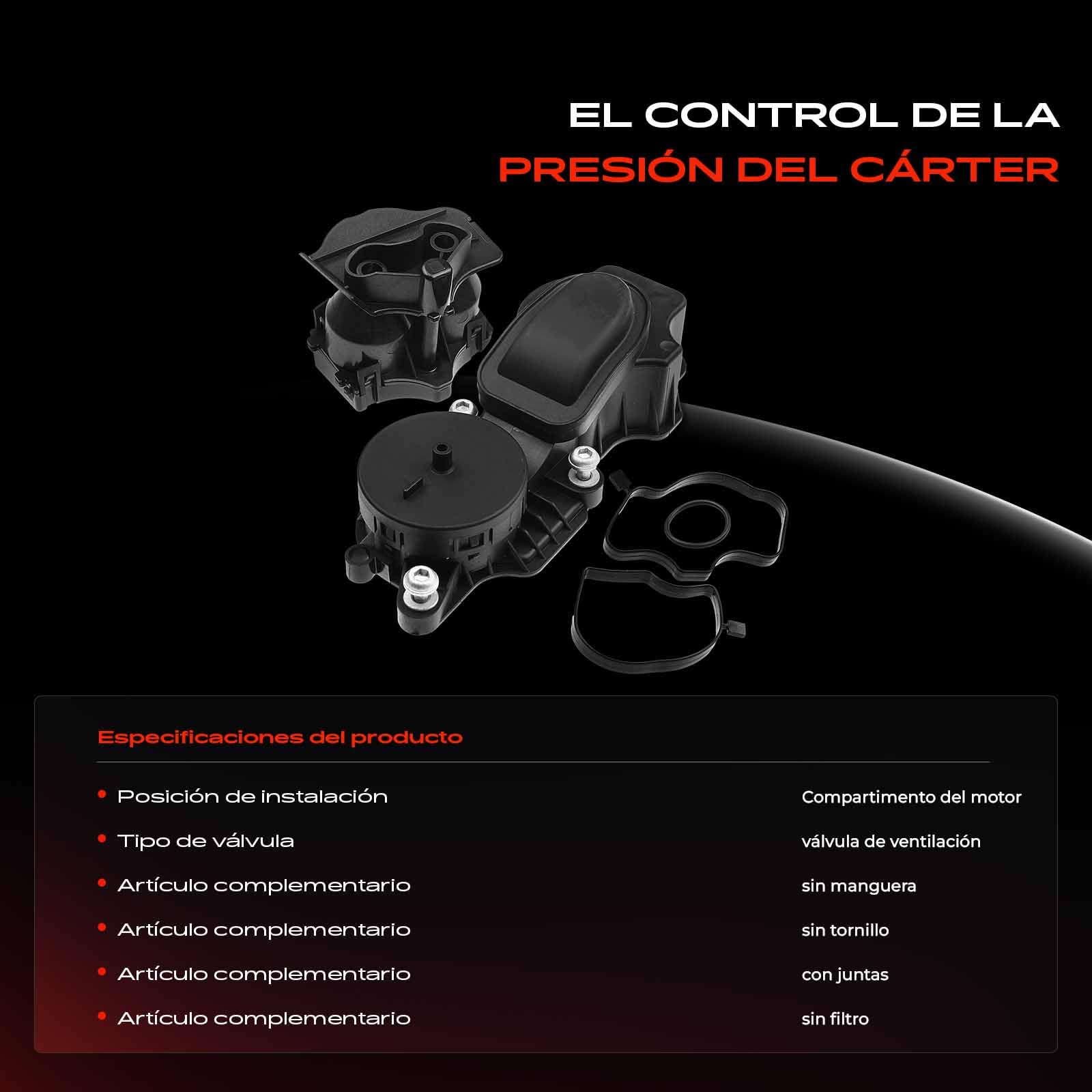 Frankberg Ventilación del cárter Separador de aceite Diesel Compatible con Serie 3 Touring E46 2.0L Serie 3 E46 2.0L X3 E83 2.0L Serie 1 E87 2.0L Serie 3 Touring E91 2.0L Replace# 11127799224