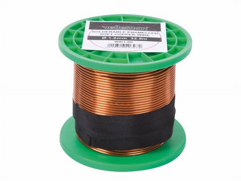 VS-ELECTRONIC - 147517 winding wire, 1.2 mm, 32.5 m, 0.5 Ohm WIK1.2N