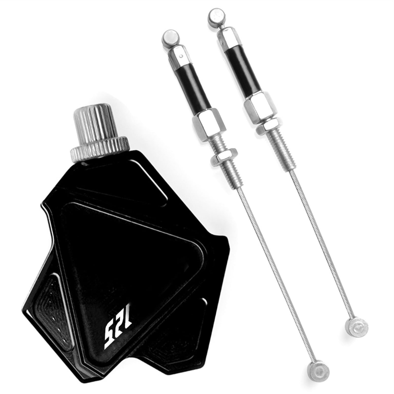 pour Kawasaki KDX125 KDX 125 1986-1999 1987 1988 1989 1990 1991 Moto en Aluminium Facile À Tirer Système De Levier d'embrayage Dirt Pit Bike (Color : Black)