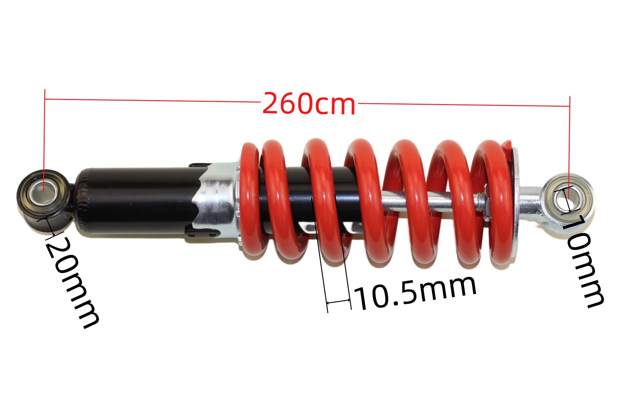 Amazon.com: Trkimal 980LB Rear Shock Absorber, 240mm/250mm