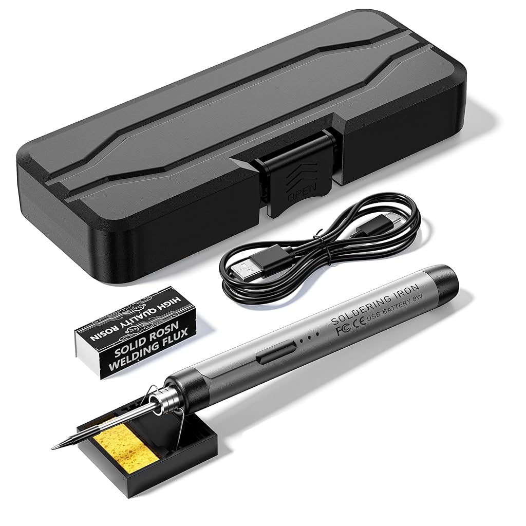 See full amazon price history chart for Serplex® Cordless Soldering Iron Pen Kit 3 Adjustable Temperature Electric Soldering Iron Pen Set USB Rechargeable Portable Soldering Iron Kit with Soldering Iron Stand, Rosin Flux, Storage Case Serplex® Cordless Soldering Iron Pen Kit 3 Adjustable Temperature Electric Soldering Iron Pen Set USB Rechargeable Portable Soldering Iron Kit with Soldering Iron Stand, Rosin Flux, Storage Case (B0CZDWB1KB) Amazon Price History, Amazon Price Tracker