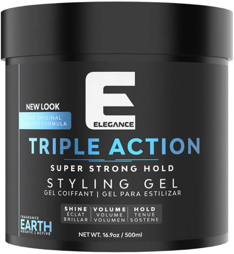 Strong Shine Hair Gel, Earth, 16.9 Fl Oz