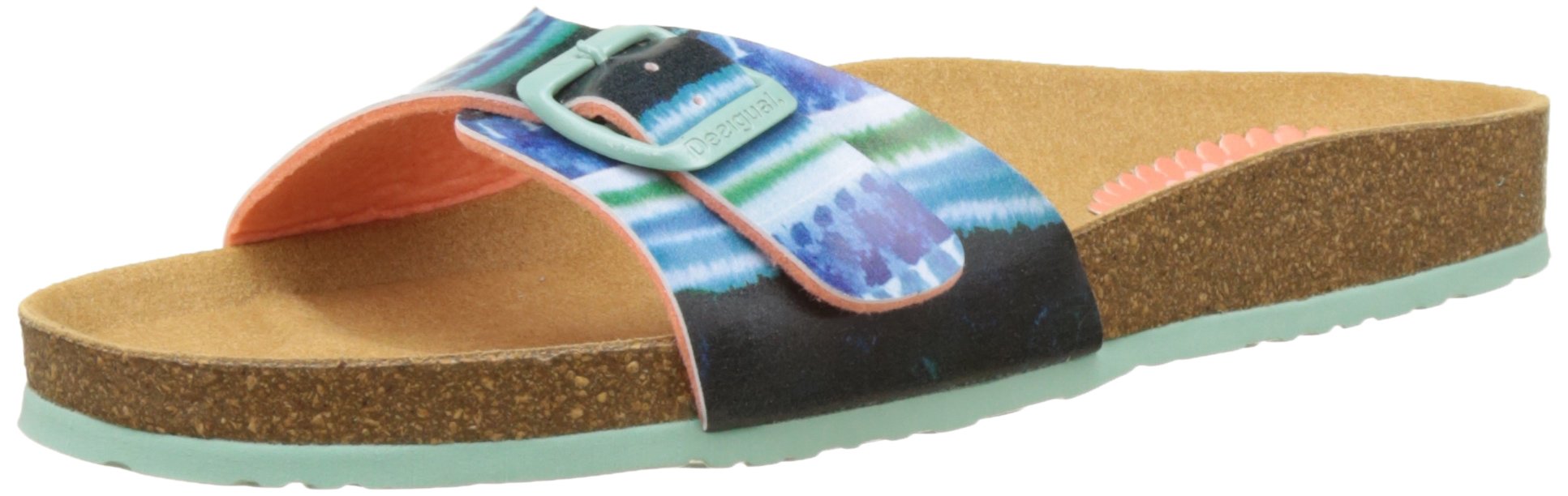 Desigual Shoes Bio1 Blue Aquarella, Women Heels Sandals, Turquoise (Turquoise 5013), 3.5 UK (36 EU)