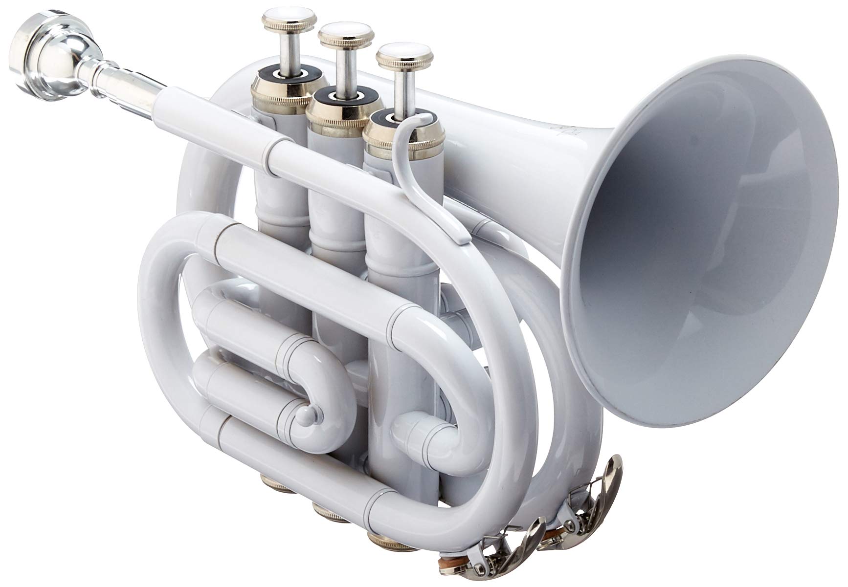 Ravel RPKT1WHT Pocket Trumpet - White