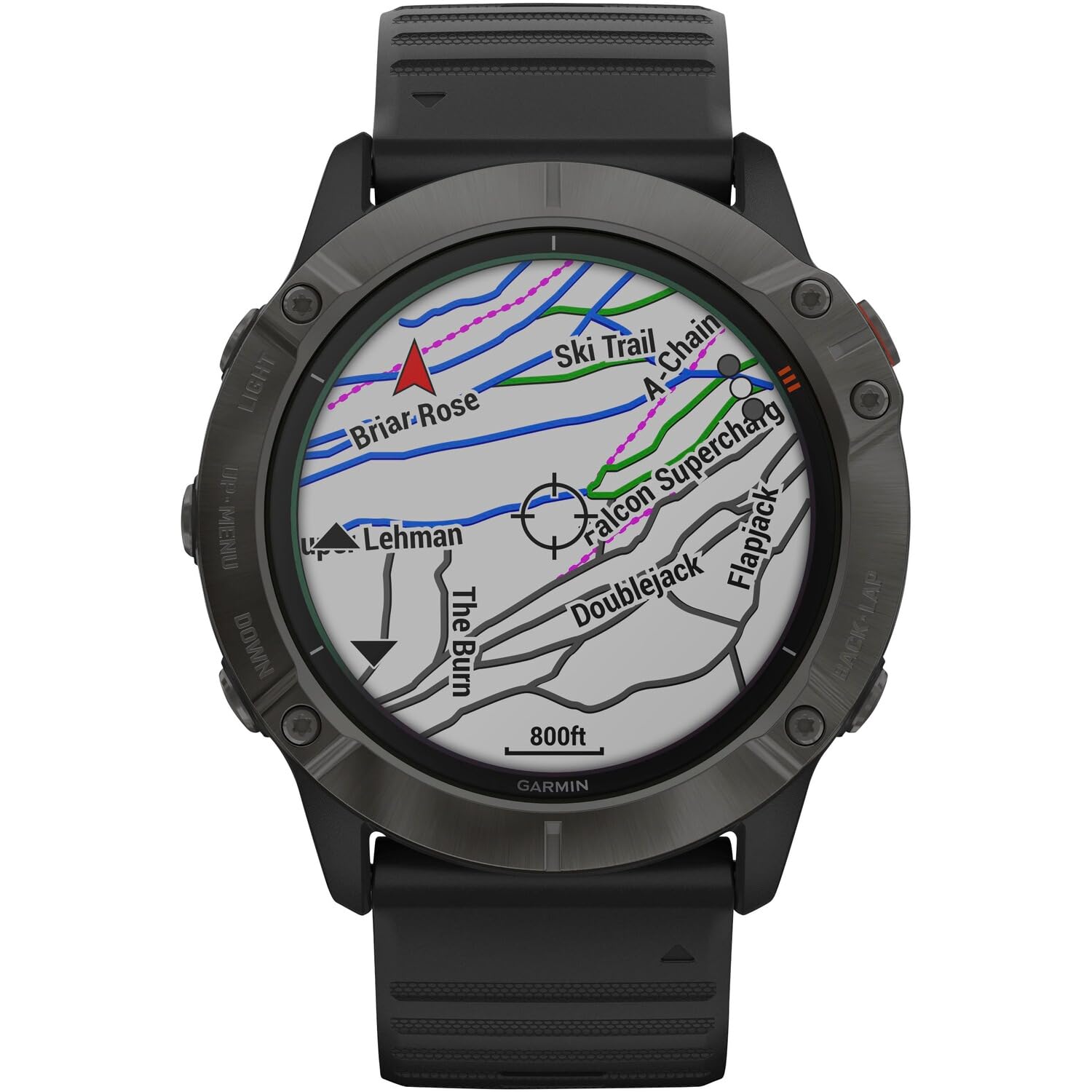 Garmin - Reloj GPS con Pulsómetro Fenix 6X Pro Solar Garmin