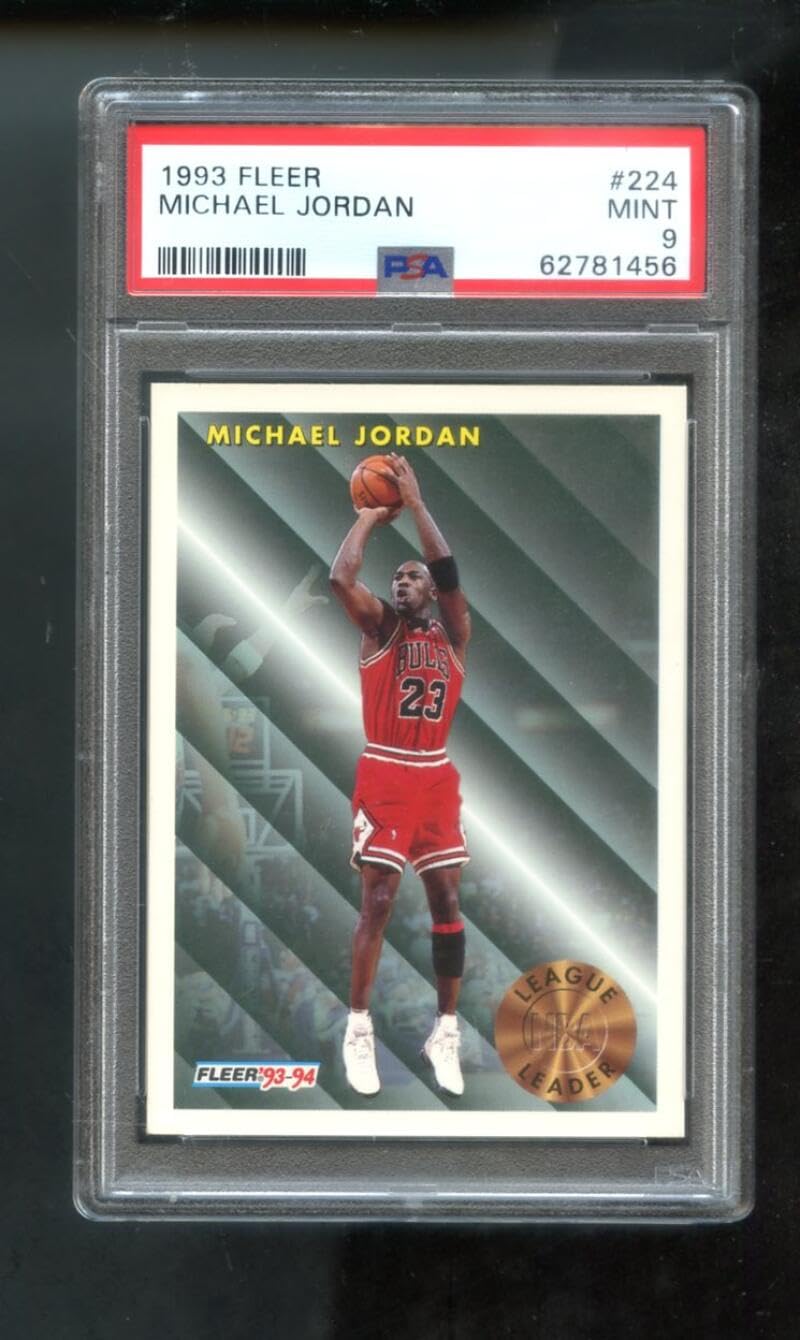 Amazon.com: 1993-94 Fleer #224 Michael Jordan PSA 9 Graded