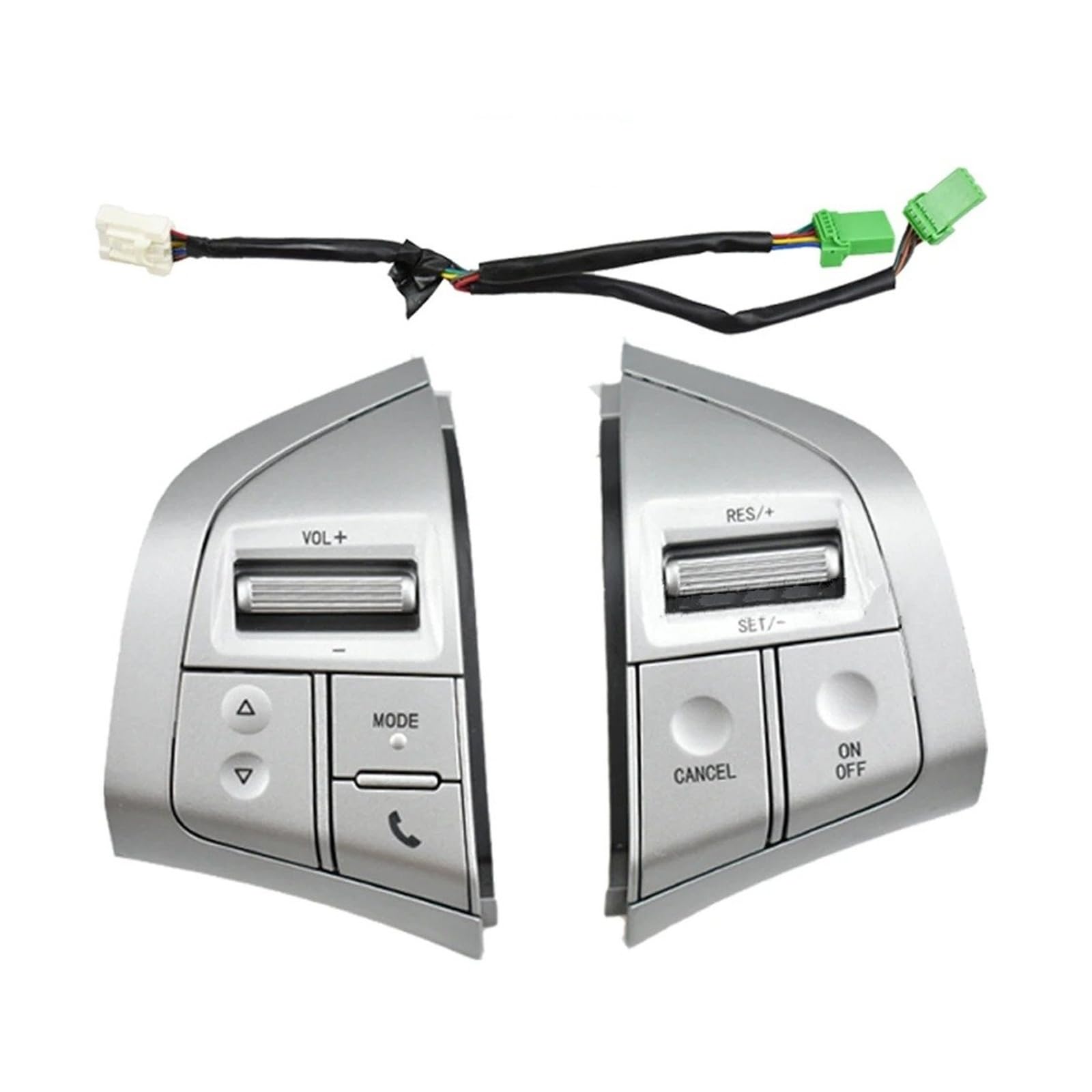 Commutateur de volant Isuzu DMAX 2015-2018 avec commande de volume argent - 4