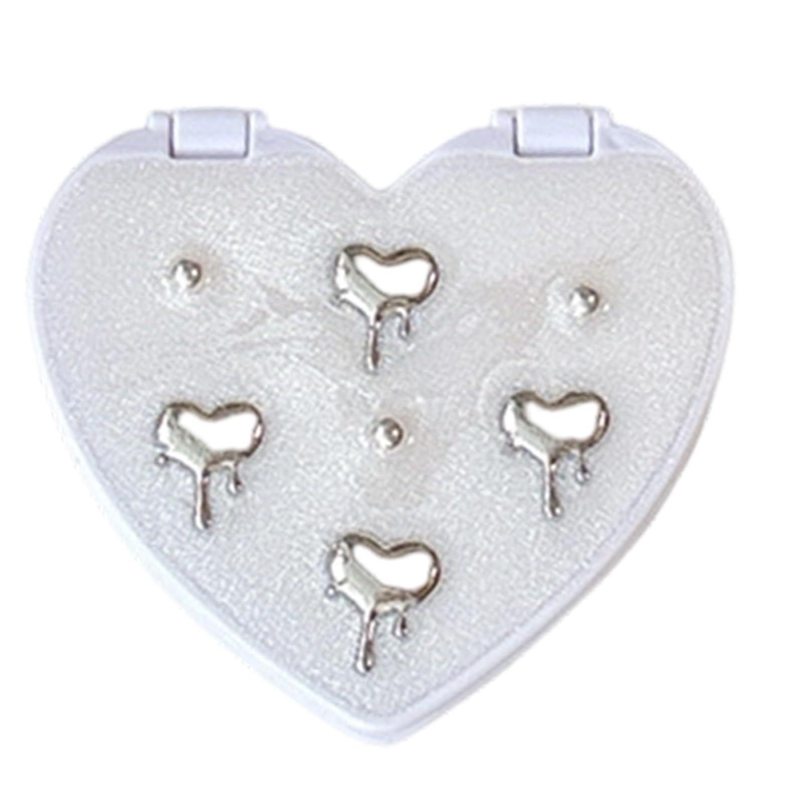 Tfaoys D Ecorative Mirrour For Phone Heart Shape Resin Ecor Accent With Reflective Center For Esk Shelf Vanity Corner Bedroom Room Isplay Ecor Minis Phone Mirrour Ecorative Heart Accent Reflective Resin