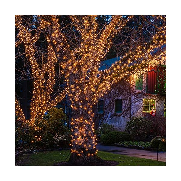 Christmas lights 100 count mini clear lights 21ft white wire christmas tree string lights set for outdoor indoor christmas decorations wedding decorations valentines day decor,ul certified (21feet) - image 5
