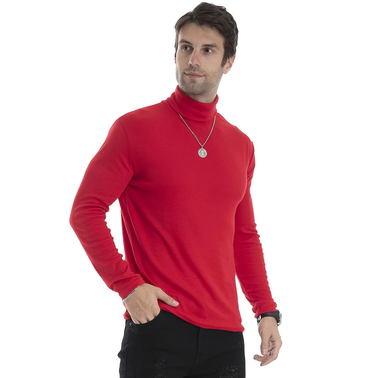 Camiseta masculina slim fit leve manga longa pulôver gola rolê em promoção! Veja a oferta e mais achadinhos de Camisetas 7 Hoje é o melhor dia para comprar Camiseta masculina slim fit leve manga longa pulôver gola rolê com aquele preço maroto! Promoção! Aproveite a oferta! 7