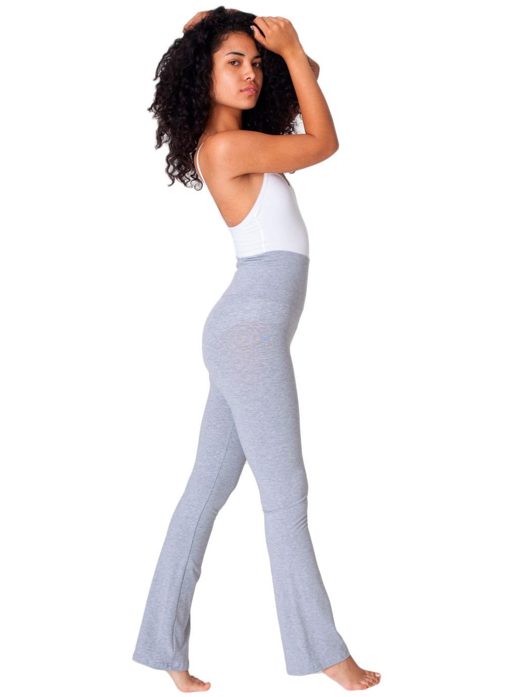 American Apparel Women's Cotton Spandex Jersey Yoga Pant