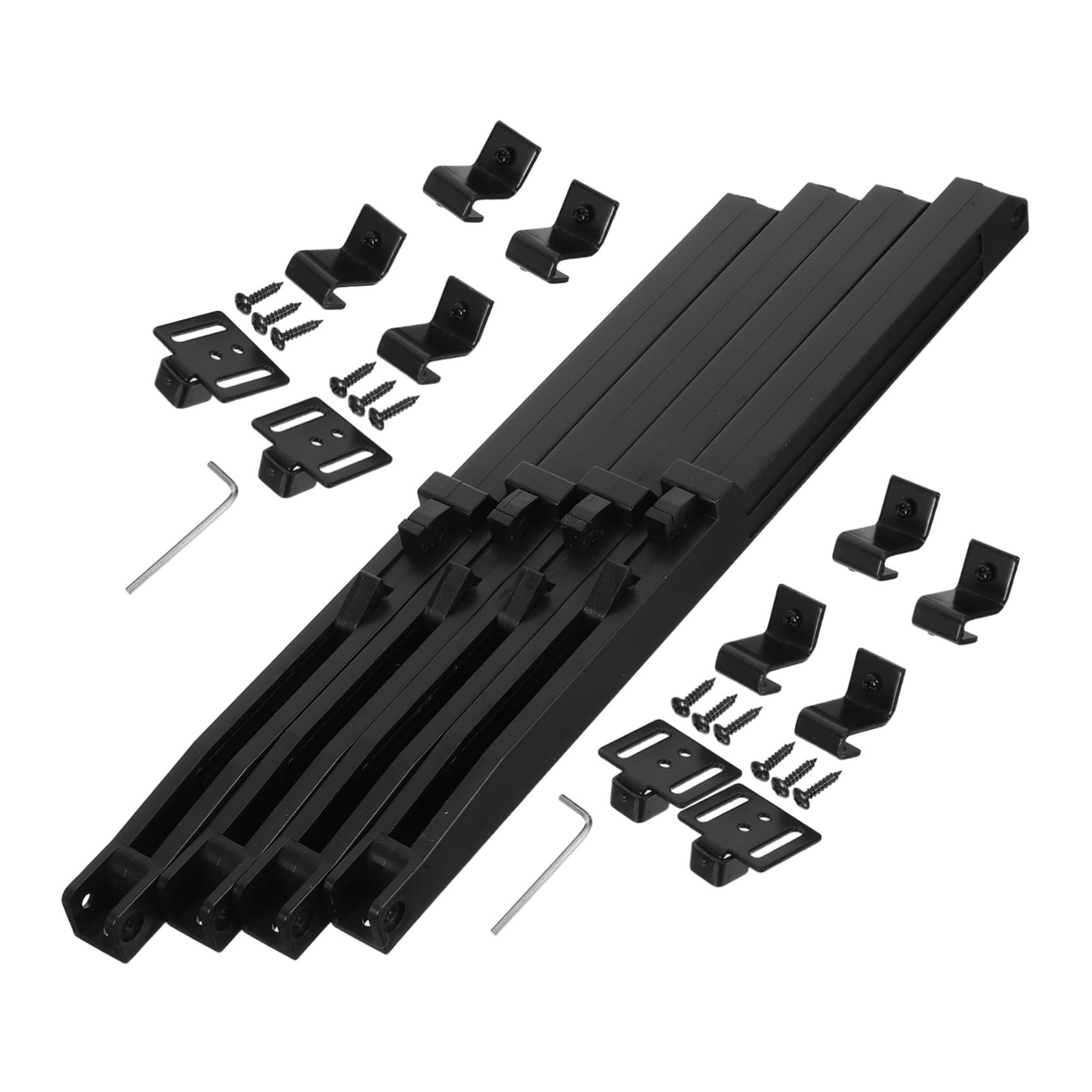 Kit de amortisseurs pour portes de grange jojofuny : 4 pièces système atténuation doux