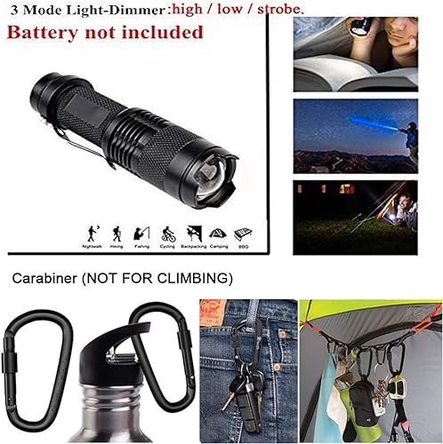 Miniatura 5 de Juego de supervivencia de emergencia 11 en 1. Elementos de supervivencia para exterior con pulsera de supervivencia, cuchillo plegable, brújula,