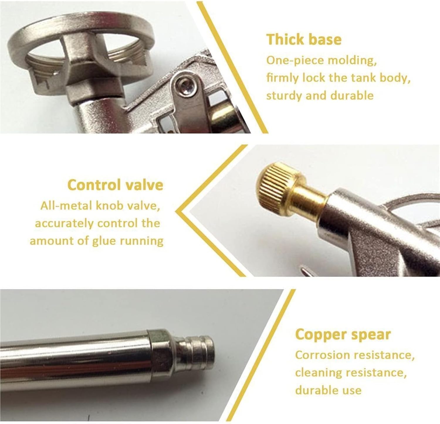 Hand Caulking Guns Aluminum Alloy Foam Expansion Spray Gun Foam Sealant Applicator Tool