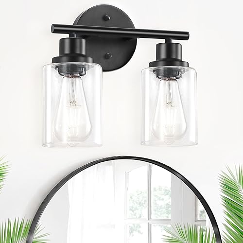 Miniatura 11 de Luces de Tocador de Níquel Cepillado de 4 Luces para Espejo, Accesorios de Iluminación de Baño con Pantalla de Vidrio Blanco Lechoso Texturizado,