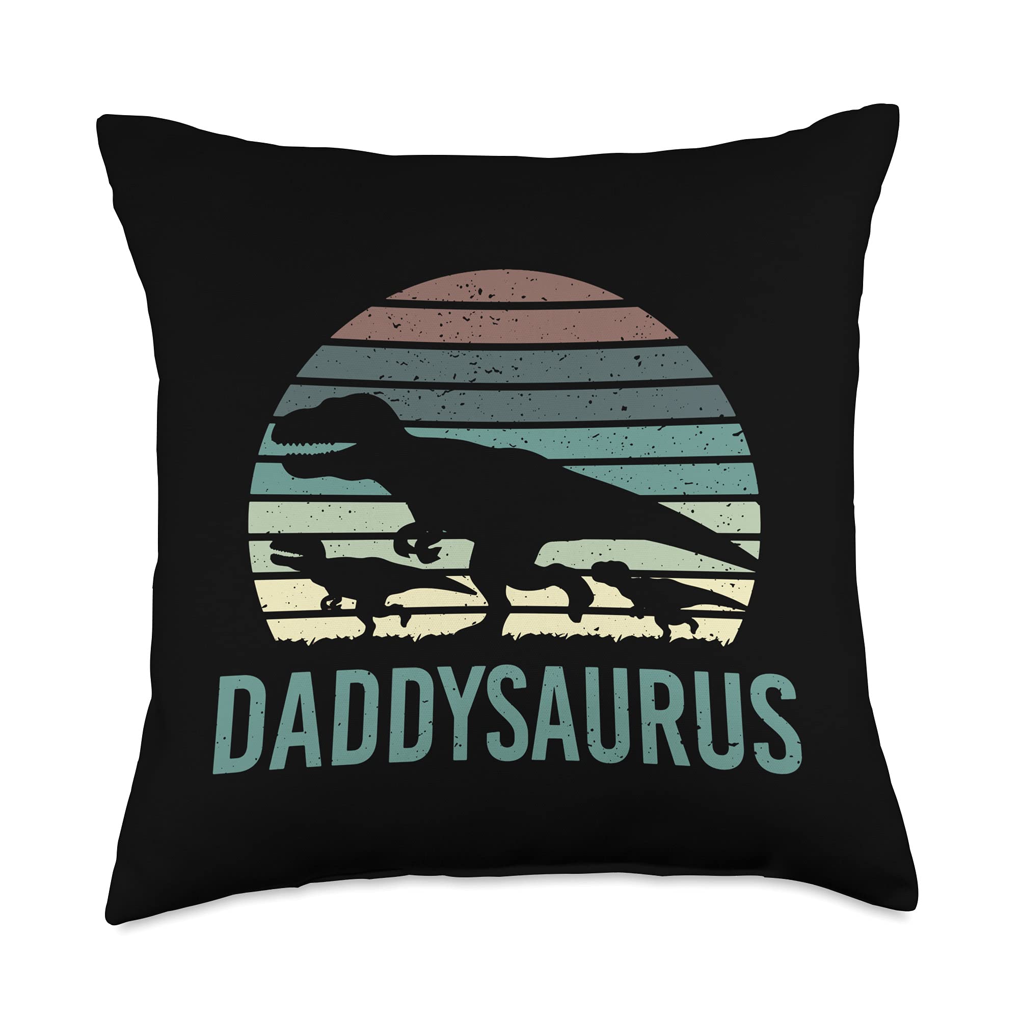 Amazon.com: Play Daddy Enjoy Family Trex Tyrannosaurus Daddysaurus  Fathersday Dad Papa Family Dinosaurs Vintage Throw Pillow, 18x18,  Multicolor : Home & Kitchen