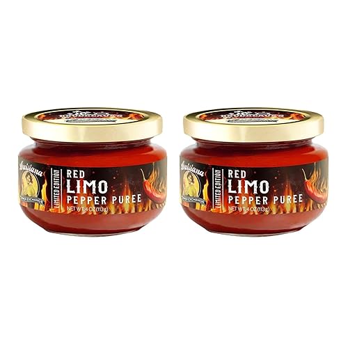 Louisiana Pepper Exchange X Boudreaux's Backyard - Pasta de limusina roja con salsa de puré de pimienta peruana, picante, condimento de chile,