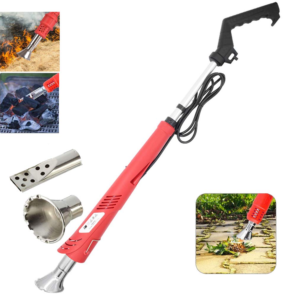 Bastone Diserbo Elettrico, 2 Ugelli 2000W Bruciatore Per Erbacce Con Una Temperatura Massima Di 650 ° C, Diserbatrice Di Sicurezza Da Giardino.