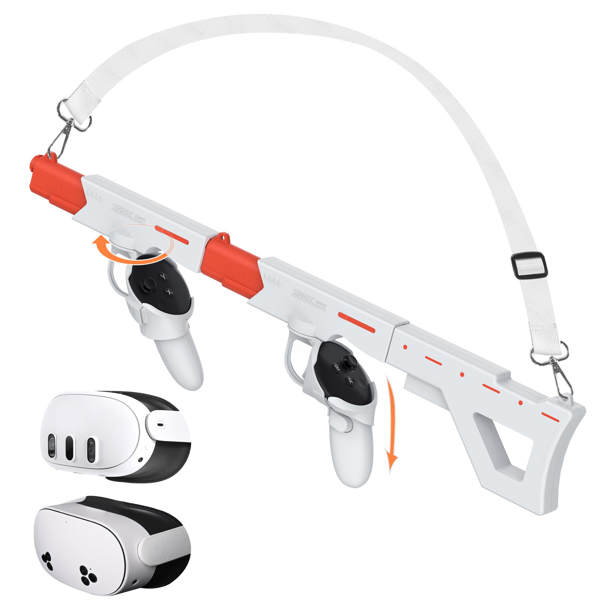  Quest 3 対応 ガンストック VR Gun Stock Amazon.com: Upgraded Gunstock for Meta Quest 3, Quest 3S, Rifle