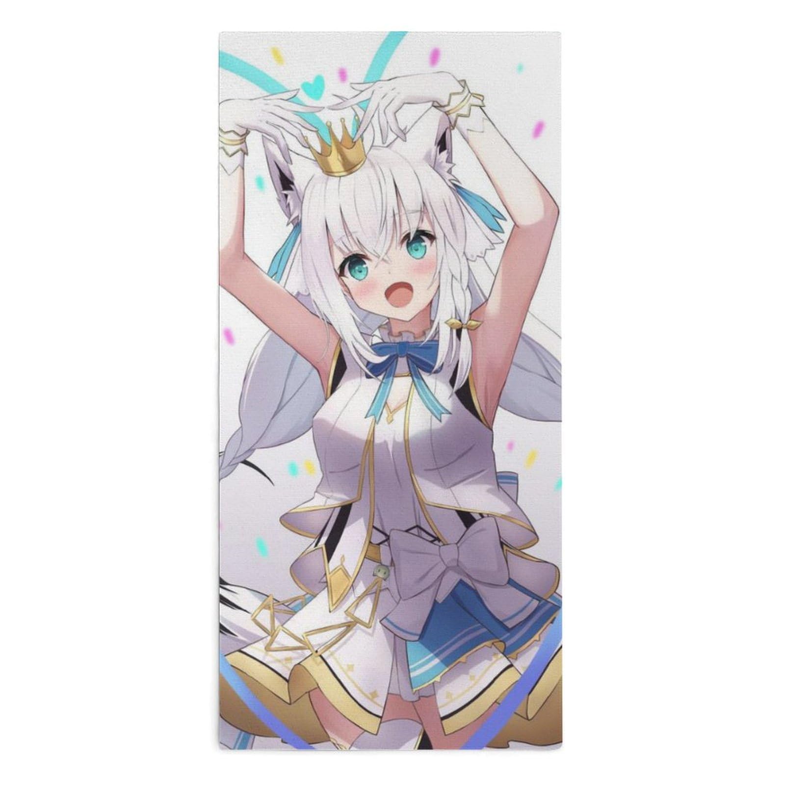 Amazon.co.jp: 白上フブキ (40) タオル フェイスタオル