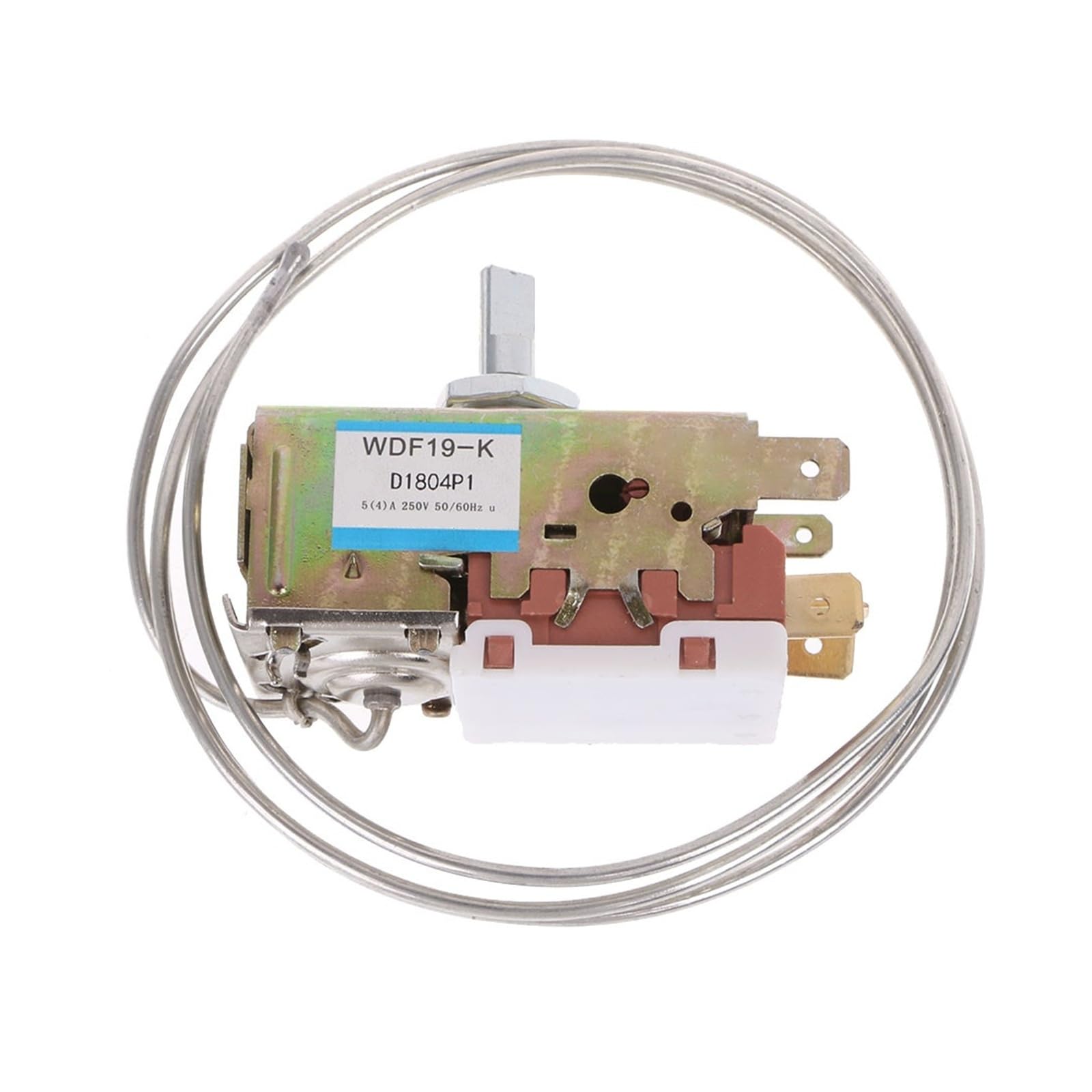 EZIEYWKE WDF19-K Refrigerator Thermostat Household Metal Temperature Controller