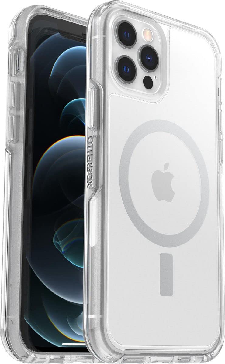 OtterBox Cover Symmetry Plus MagSafe per iPhone 12/12 Pro, Trasparente | Custodia con MagSafe Trasparente, resistente a urti e cadute, sottile, testata 3x norme MIL-STD 810G