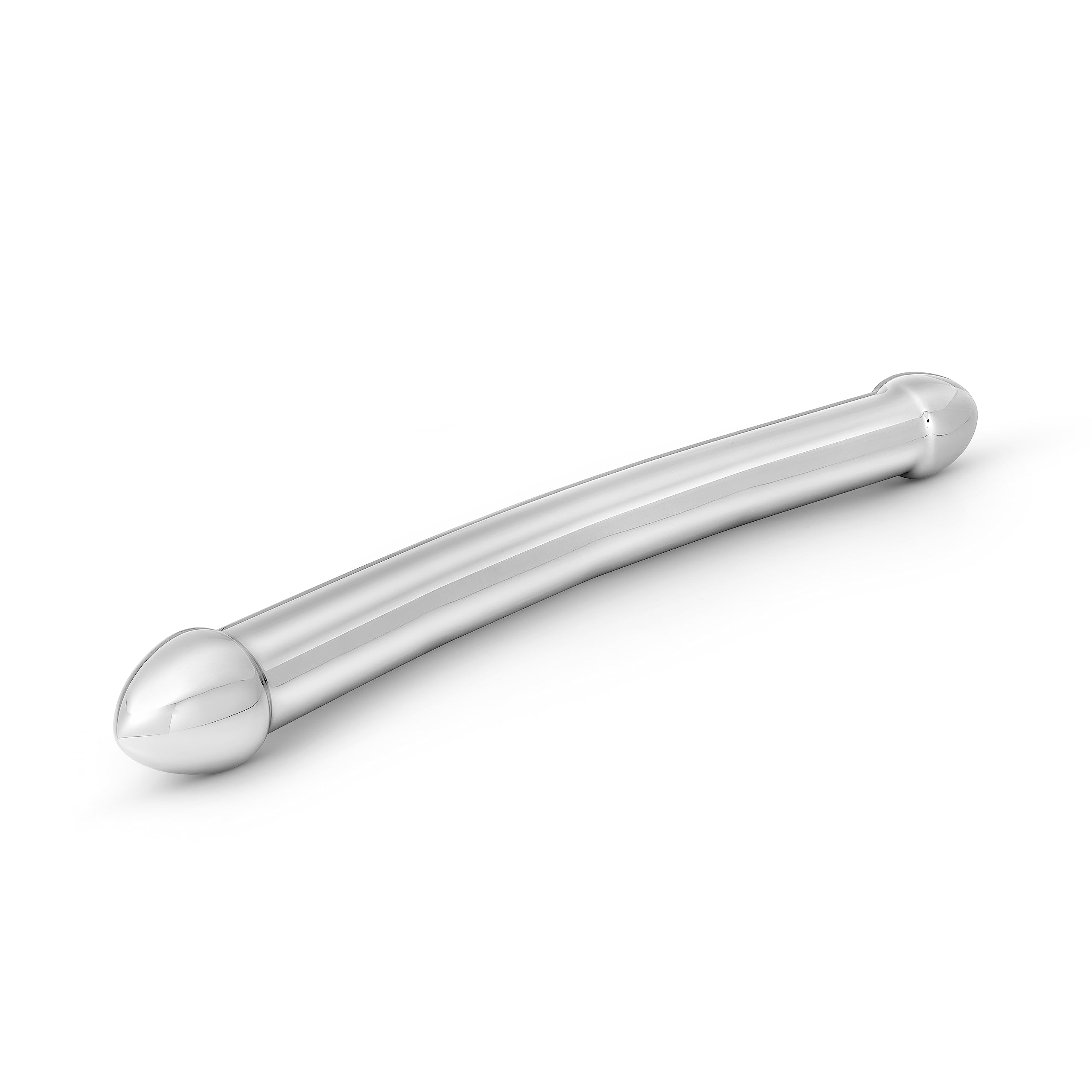 Anal-Dildo Vaginal-Dildo Doppel Dildo Prostata Stimulator Edelstahl Metall Erotik Sexspielzeuge für Männer Frauen (ST4)