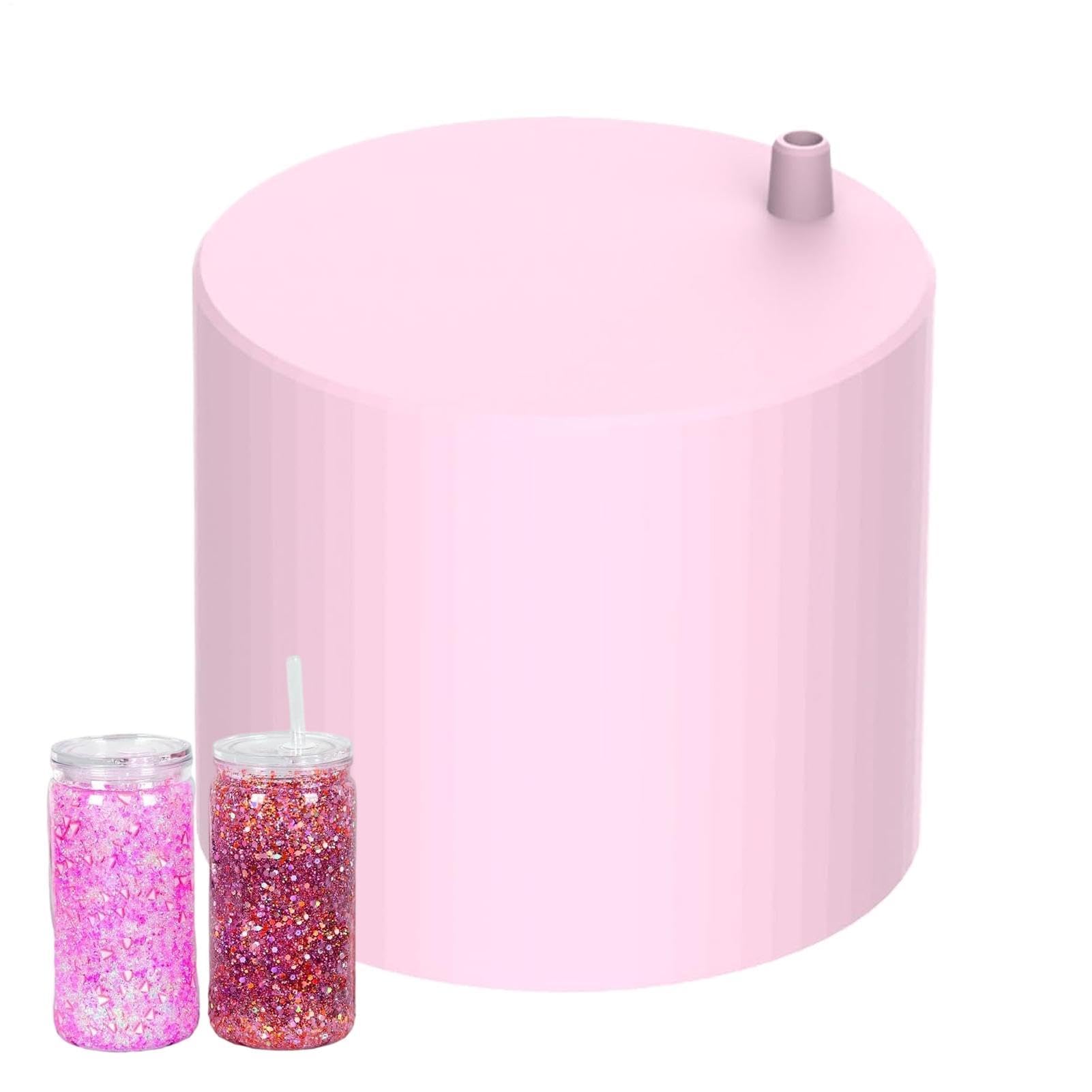Glitter Funnel - Flexible Spill Proof Easy Pour Craft Funnel for Snow Globe Tumblers Resin Epoxy Projects School Classroom Activities Kids Teachers Parents Use | Silicone Wide Mouth Precision Craft