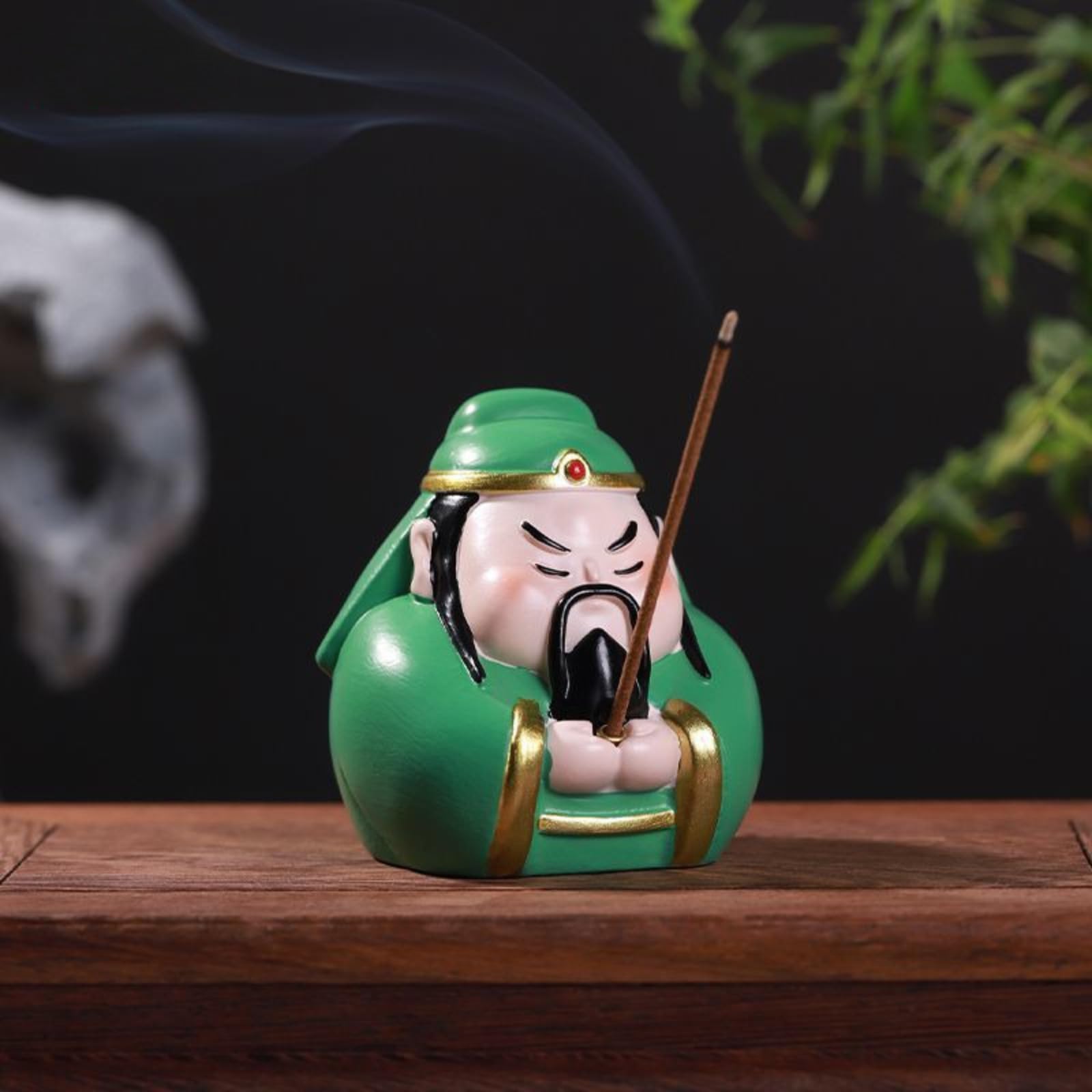 3 szt. Uchwyt na kadzidełka z żywicy, 6,5 cm, ozdoba Zen Spirit