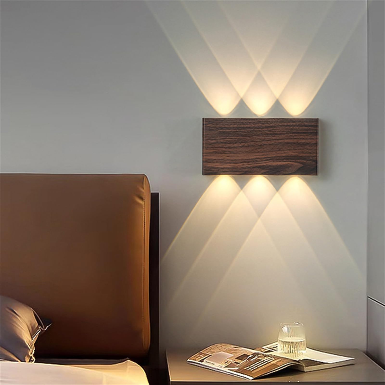 Applique da Parete a LED con Interruttore Touch, Senza Fili, Ricaricabile Tramite USB, dimmerabile, con Telecomando, Luce Notturna per Soggiorno, Quadri, corridoio (Bianca)