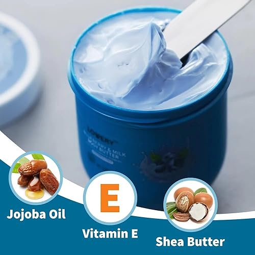 Miniatura 3 de LOVERY Cremas de mantequilla corporal batida en coco, lavanda, aromas de fresa, karité ultrahidratante enriquecido con aceite de jojoba y vitamina