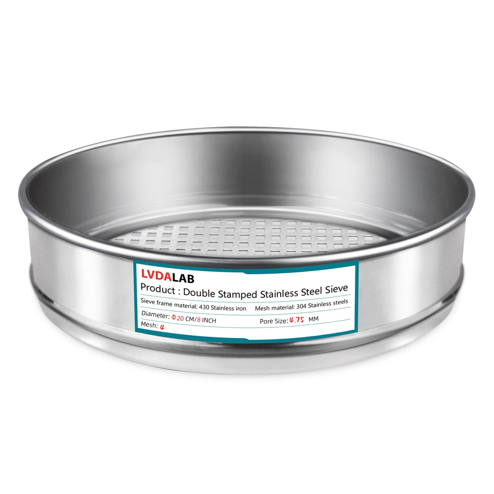 Stainless Steel Lab Sieve - 270 Mesh -9 Stainless Steel Lab Sieve - 270 Mesh -9