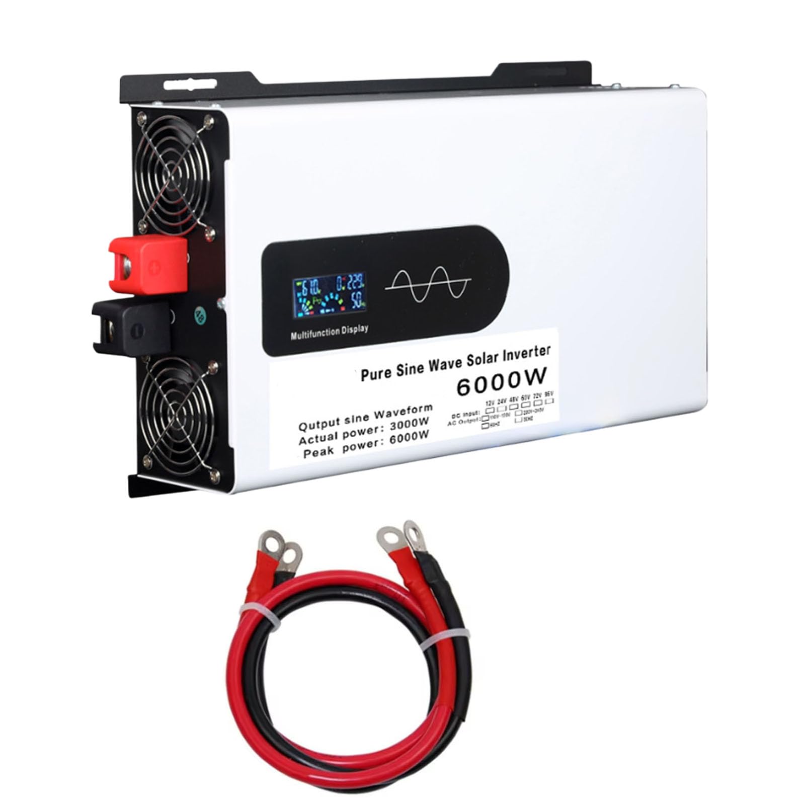 Onduleur sinusoïdal pur 60V pour camping-cars et sorties en camping sauvage