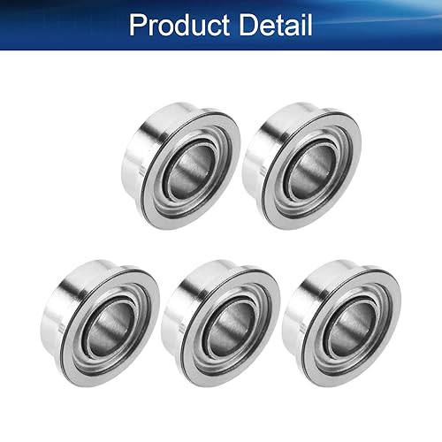 Miniatura 8 de Bettomshin 5 rodamientos de bolas MF126ZZ de ranura profunda, rodamiento de bolas de ranura profunda miniatura de 0.236 x 0.472 x 0.157in,