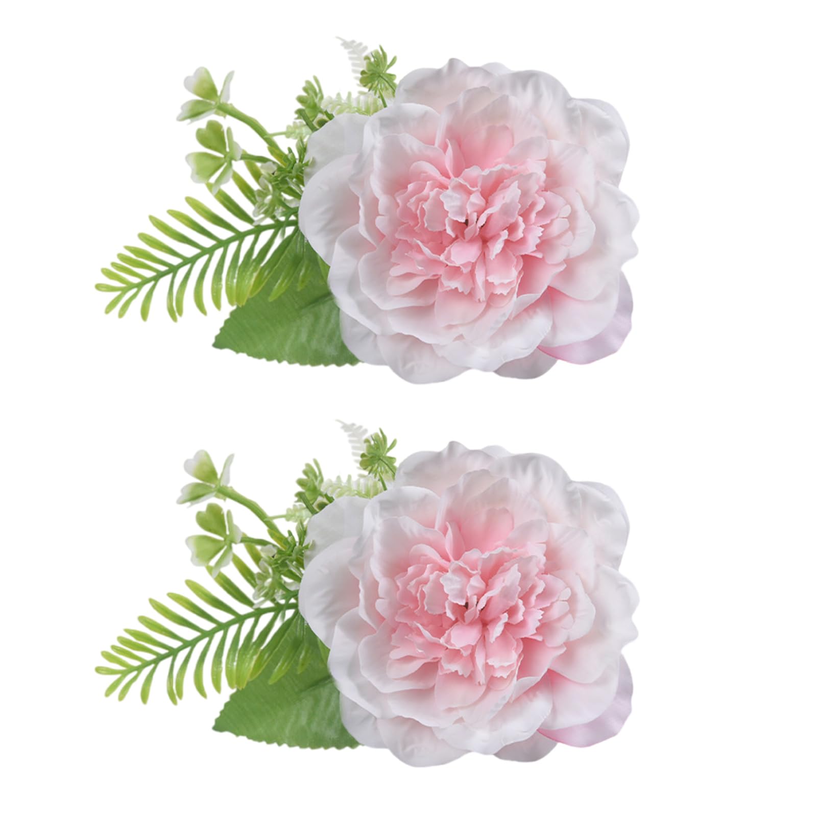 2Pieces Artificial Flower Window Curtain Tiebacks Clips Window Drapery Holders Holdbacks for Weddings Party Decoration Drapery Holdbacks