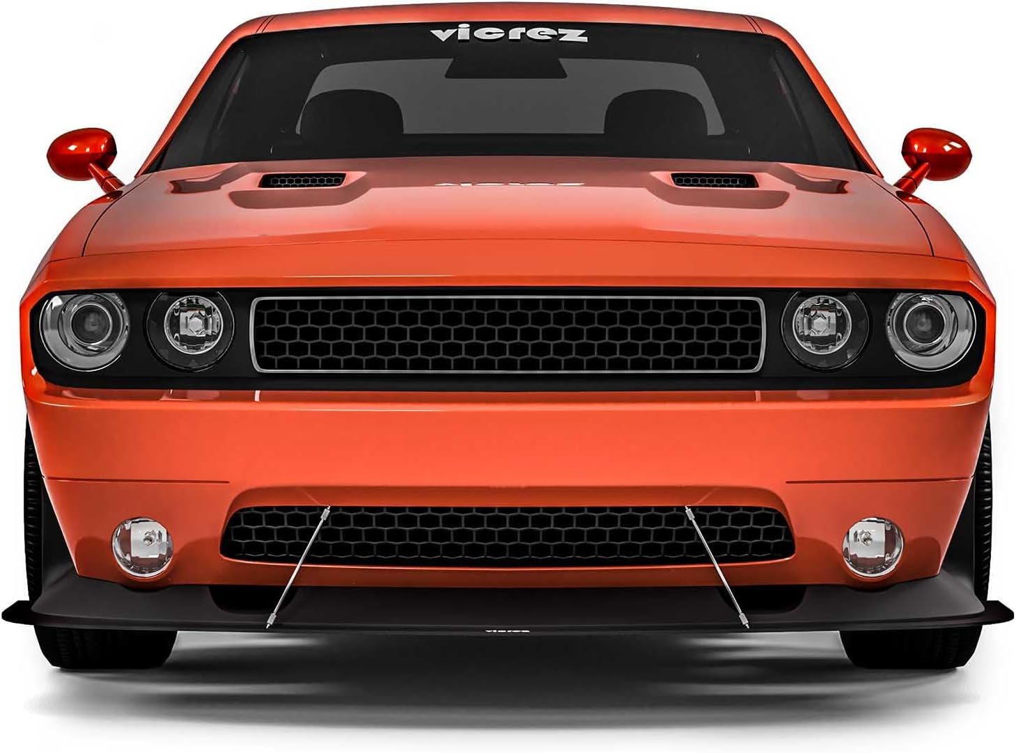 Vicrez Dodge Challenger 2008-2014 VZ Front Bumper Splitter vz100659