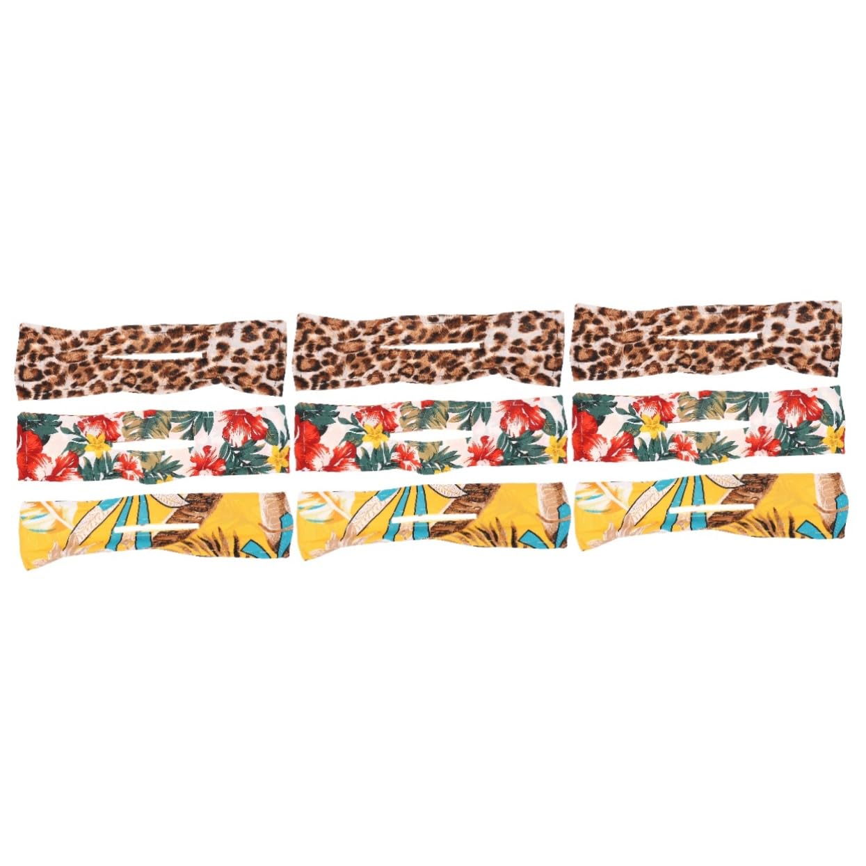 FRCOLOR 9pezzi Fasce Intrecciate Per Cerchietti Moda Per Donne e Ragazze Accessorio Elegante e Antiscivolo Per Party e Occasioni Speciali Variabili