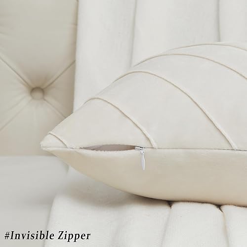 Vista 11 de GIGIZAZA Juego de 2 fundas decorativas de terciopelo de 18 x 18 pulgadas, fundas de almohada cuadradas de color verde azulado para sofá, fundas