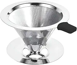 Coador Filtro De Café Inox 103 Peneira Sem Uso De Papel Aço Reutilizável Dúravel Premium