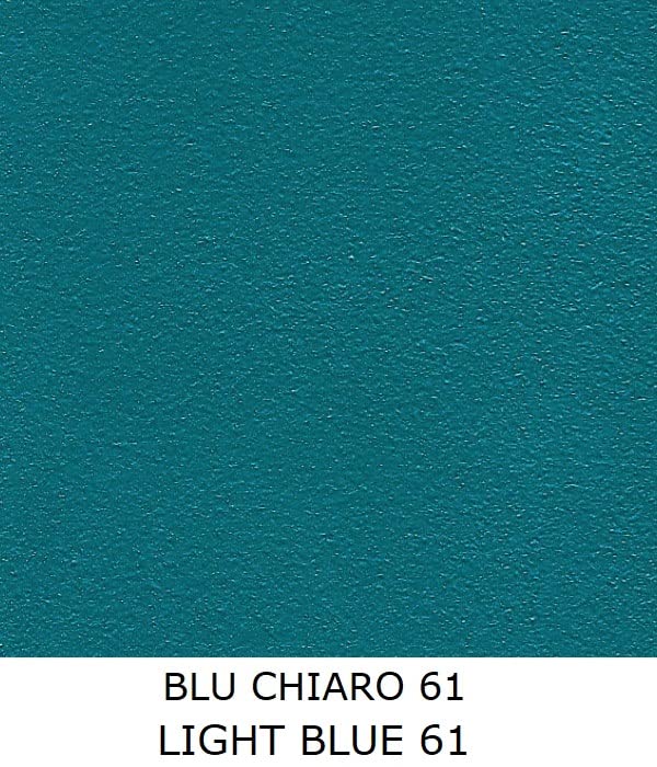 EMU Tavolo Pieghevole Arc En Ciel Rettangolare - 50x70 Cm, Acciaio Verniciato Blu Chiaro Per Esterni