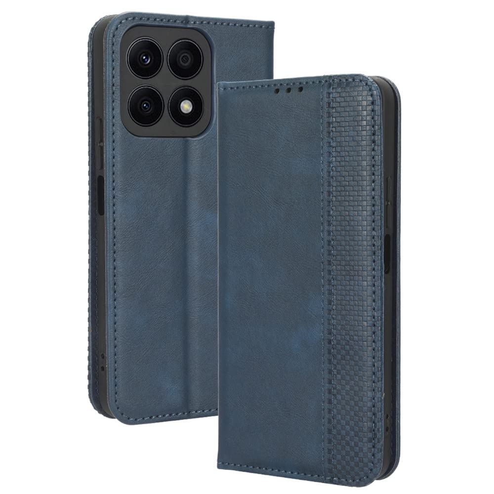 Custodia Per Honor X8 5G/X6 5G Farfalla In Rilievo Con Cinturino A Portafoglio Custodia Per Telefono In Pelle Di Alta Qualita E Slot Per Schede