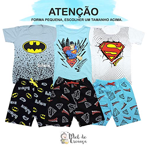 Kit 6 Conjunto Infantil Personagem Menino (2)
