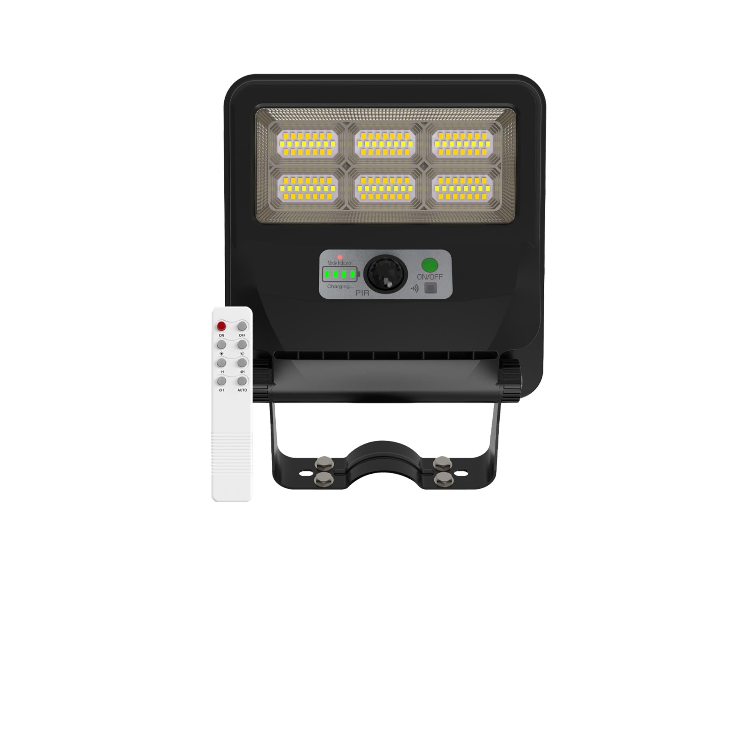 Homehop Solar Street Light Outdoor LED Waterproof 50 Watt Wireless Motion Sensor high Power Lamp for Home, Garden, Wall, Pathway, Dusk to Dawn (4000mAh/3.2V/3 Colour-ABS)