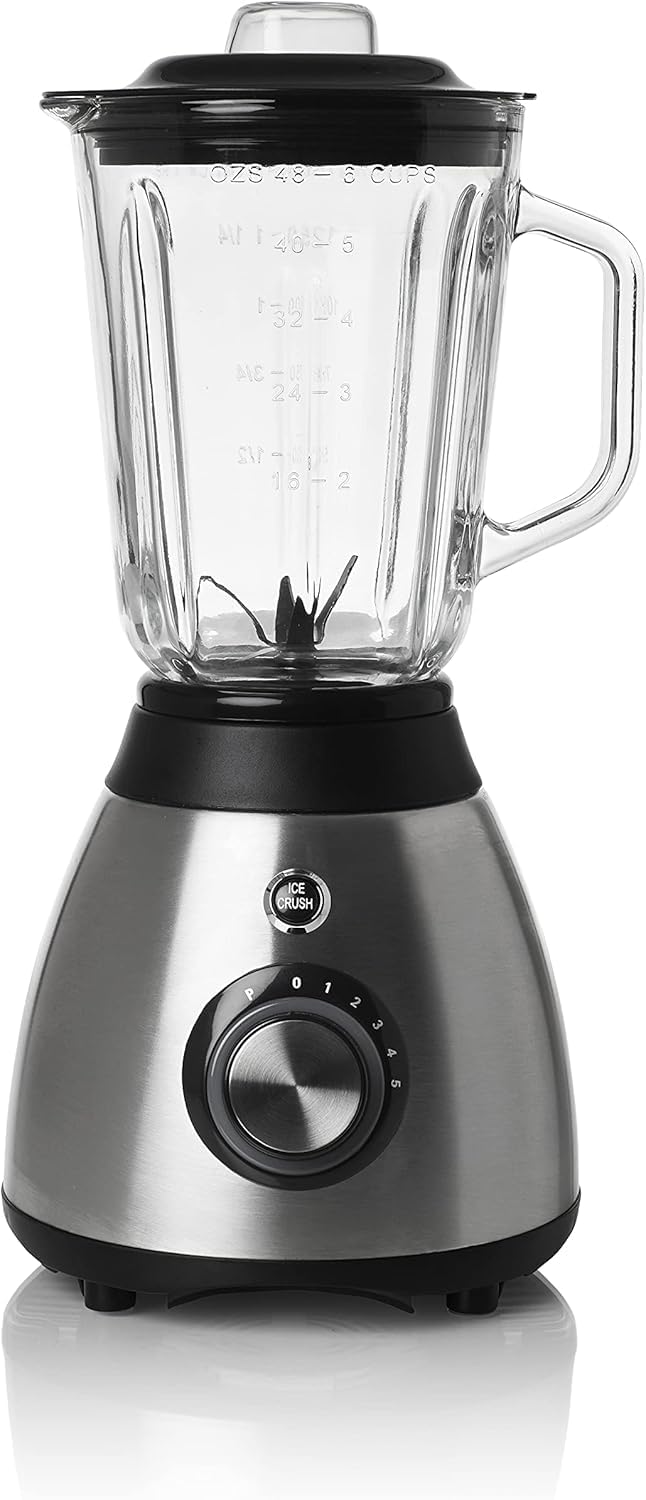 Blender électrique 600W puissant à 6 lames en acier inoxydable