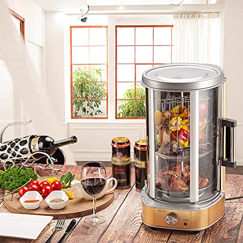 YCRD 1350W Elektrische Kebab Maschine, Rotieren Vertikale Grillmaschine, zum Kochen von Gemüsegrill Kochgeschirr… – Bild 3