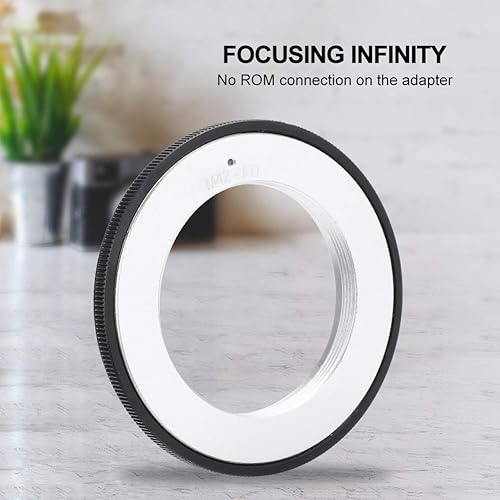 Miniatura 4 de Lente de tornillo M42-FD M42 para FD F-1 A-1 T60 Adaptador de cámara de película M42-FD M42-FD M42 Lente de tornillo para FD F-1 A-1 T60 FTb