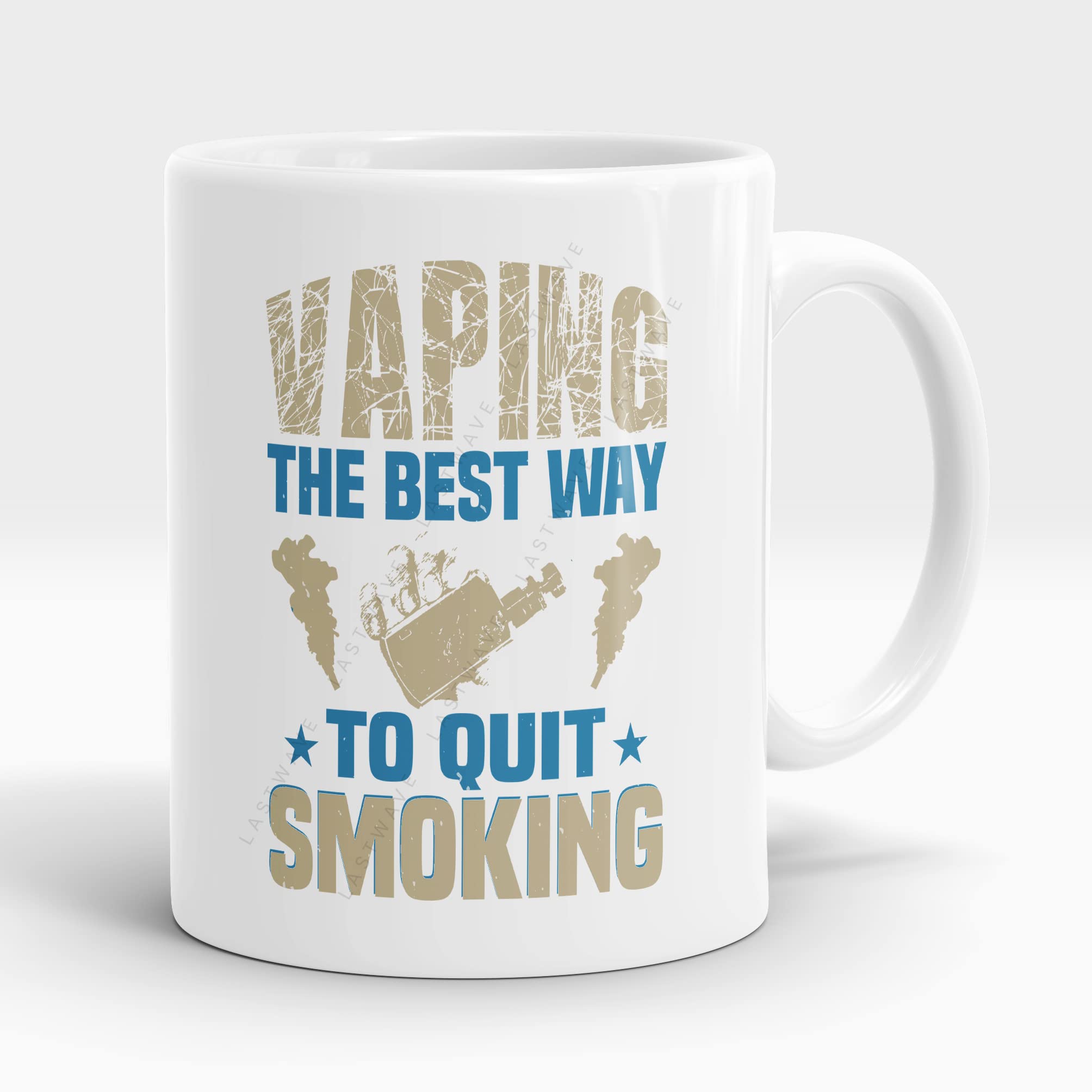 Vape Coffee Mug Collection, vaping the best way to Quit Smoking, Vape Design Graphic Printed 11Oz Ceramic Coffee Mug | Gifts for Brother, Sister, Mom, Dad, Boyfriend, Girlfriend