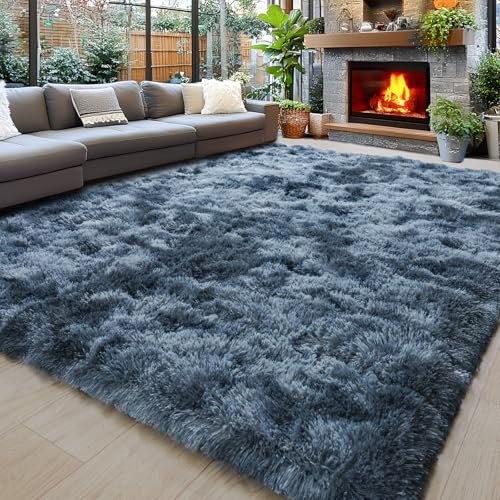 8x10 Area Rugs for Living Room, Ultra Soft Fluffy Large Shaggy Rug Carpet for Bedroom, Non-Slip...