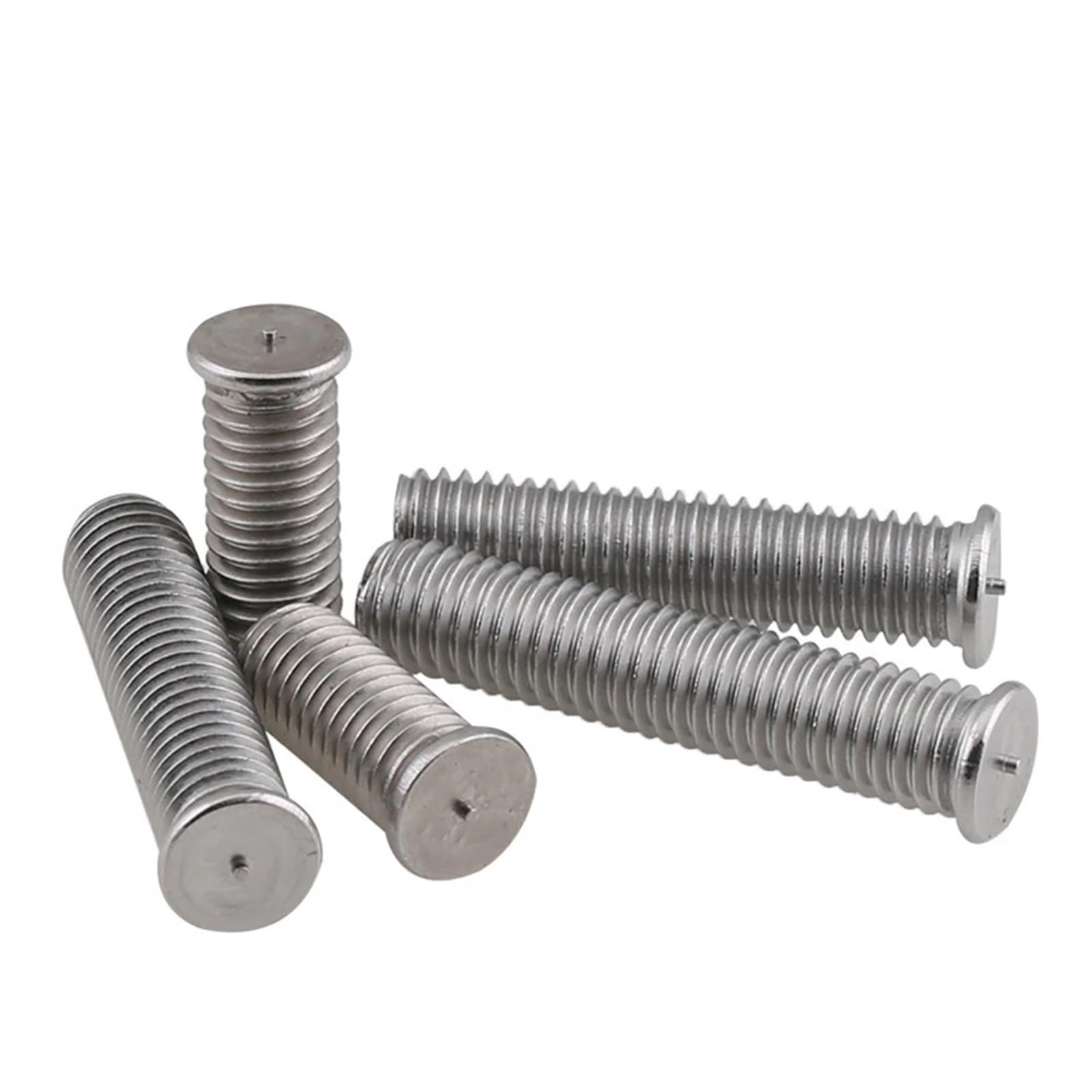 Pernos de soldadura, perno punto tornillo acero inoxidable 304 M3 M4 M5 50 piezas 6 mm(16mm,M3)