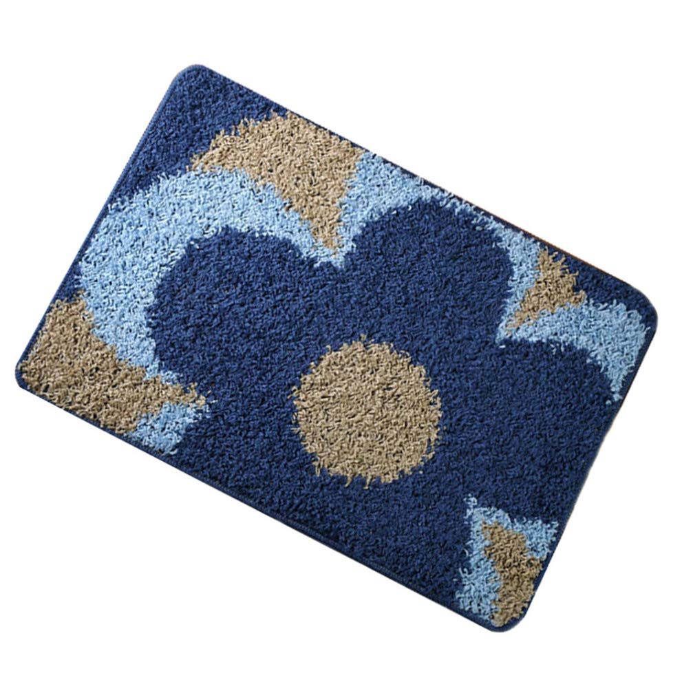 OPLJ Kleurrijke Bloem Patroon Vloermat, Keuken Entree Deurmat Tapijt, Indoor Vloermat Antislip Tapijt A12 40x60cm